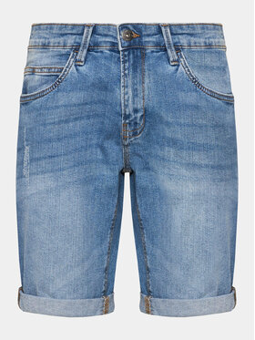 INDICODE INDICODE Szorty jeansowe Kaden 70-100 Niebieski Regular Fit