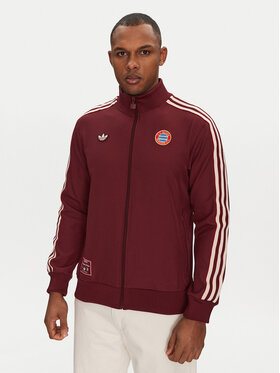 adidas adidas Bluza FC Bayern Terrace JF0582 Czerwony Slim Fit
