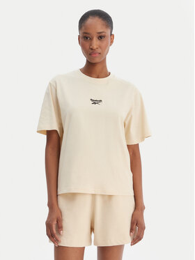 Reebok Reebok Póló Suzie RK25505CCW Bézs Relaxed Fit