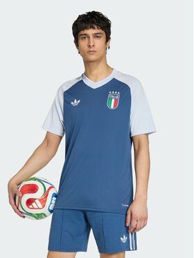 adidas adidas Koszulka techniczna 162232 Niebieski jasny Slim Fit