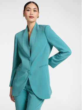 Elena Mirò Elena Mirò Cappotto invernale R062P000112N0B5 Turchese Slim Fit