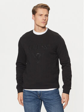 Guess Guess Džemperis ar kapuci M5RQ08 KCN01 Melns Regular Fit