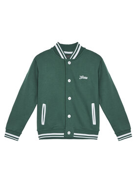 Guess Guess Bluză L5YQ10 K0160 Verde Regular Fit