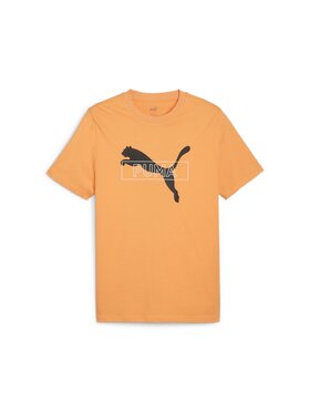 Puma Puma T-Shirt 679705 Pomarańczowy Regular Fit