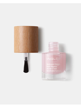 INGLOT INGLOT Natural Origin Baza do paznokci Różowa