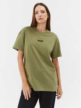 Vans Vans T-Shirt Flying V Oversized VN0A7YUT Πράσινο Regular Fit