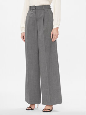 Dixie Dixie Kalhoty z materiálu PCHSVCGA Šedá Relaxed Fit