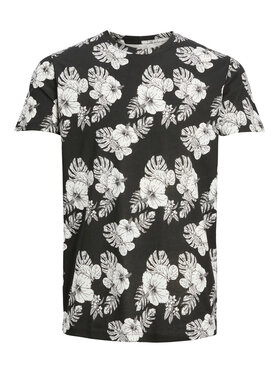 Jack&Jones T-shirt Tropicana 12223932 Crna Regular Fit