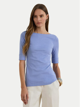 LAUREN RALPH LAUREN LAUREN RALPH LAUREN Bluzka 200654963199 Błękitny Slim Fit