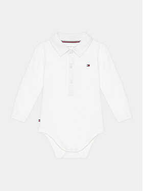 Tommy Hilfiger Tommy Hilfiger Body dziecięce KN0KN01575 Biały