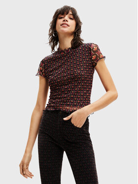 Desigual Desigual Bluzka Telam 22WWTKA9 Kolorowy Slim Fit