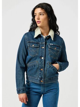 Wrangler Wrangler Giacca da donna HERITAGE SHERPA JACKET Blu Regular Fit
