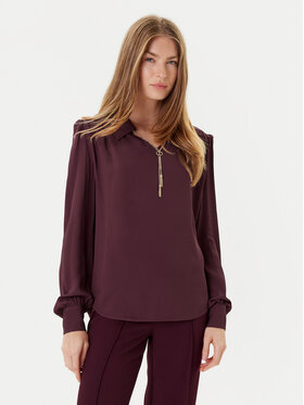 TWINSET TWINSET Bluzka 252TP2291 Bordowy Loose Fit