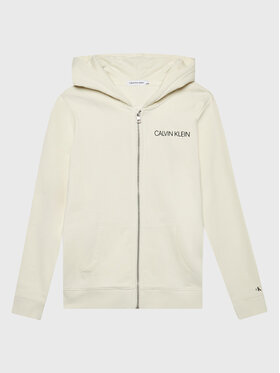 Calvin Klein Jeans Calvin Klein Jeans Μπλούζα Institutional Logo IU0IU00292 Εκρού Regular Fit