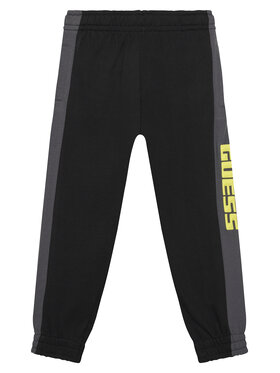 Guess Guess Pantaloni trening N6RB01 KA6R4 Negru Regular Fit