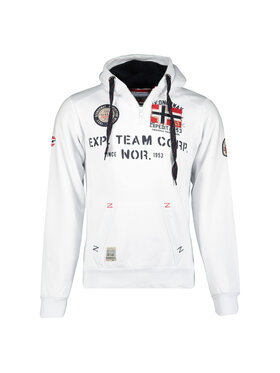 Geographical Norway Geographical Norway Bluza WT1885H/GN-WHITE Biały Reglan Fit