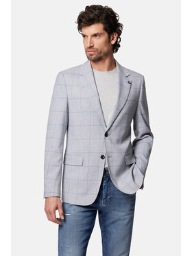 Lancerto Lancerto Marynarka Wilton MA131124000023 Szary Slim Fit