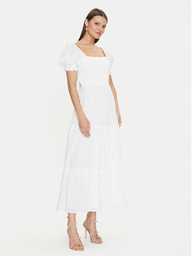 Gina Tricot Gina Tricot Sommerkleid 22706 Weiß Regular Fit
