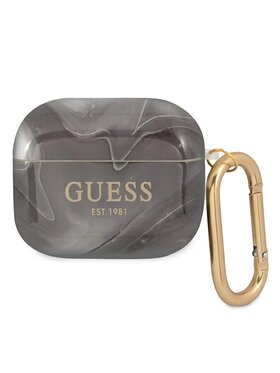 Guess Guess Etui na słuchawki AirPods 3 Czarny
