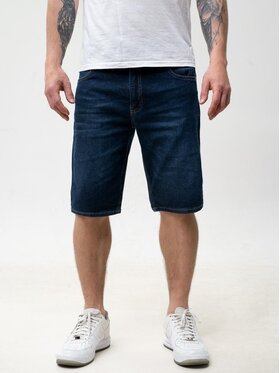 Jigga Wear Jigga Wear Szorty jeansowe 132195 Niebieski Regular Fit