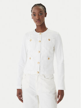 Liu Jo Liu Jo Giacca di jeans UA6260 D0275 Bianco Regular Fit