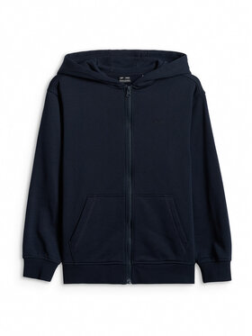 4F 4F Felpa BASIC+ Blu scuro Oversize