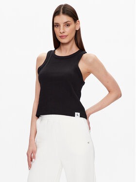 Calvin Klein Jeans Calvin Klein Jeans Top J20J221055 Čierna Regular Fit