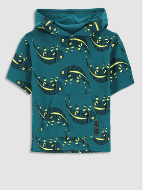 Coccodrillo Coccodrillo Mikina WC3132301JBK Tyrkysová Regular Fit