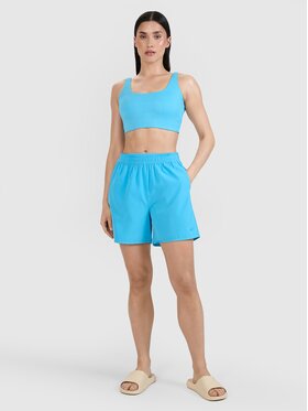 4F 4F Plážové šortky 4FWSS25UBDSF149-48S Modrá Regular Fit