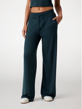 Guess Guess Spodnie materiałowe 177279 Zielony Slim Fit
