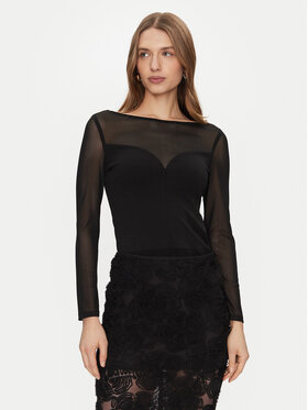 Rinascimento Rinascimento Body CFC0121148003 Negru Slim Fit