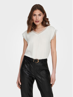 ONLY ONLY Блуза Jasmina 15252241 Бял Regular Fit