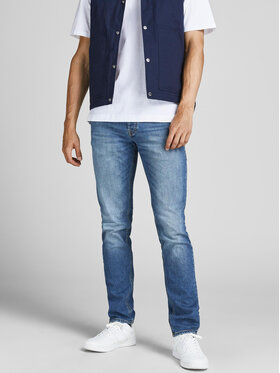Jack&Jones Jack&Jones Jeansy Liam 12182976 Niebieski Skinny Fit