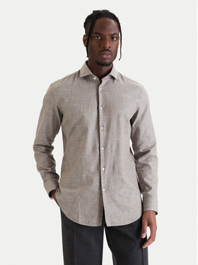 HUGO HUGO Košeľa Kason 50539775 Béžová Slim Fit
