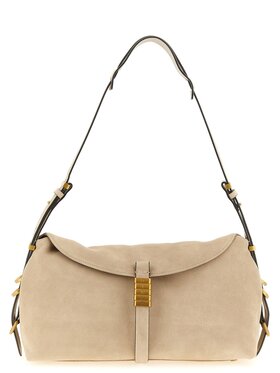 PINKO PINKO Torebka Beige Cowhide Shoulder Beżowy