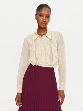Dixie Dixie Koszula C319K029A Écru Regular Fit