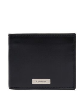 Calvin Klein Calvin Klein Suur meeste rahakott Plaque Ew Billfold LV04D1066G Must