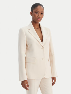 Weekend Max Mara Weekend Max Mara Marynarka Uva 2615041061 Écru Slim Fit