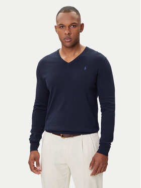 Polo Ralph Lauren Polo Ralph Lauren Kampsun Ls Sf Vn Pp 710670789004 Tumesinine Slim Fit