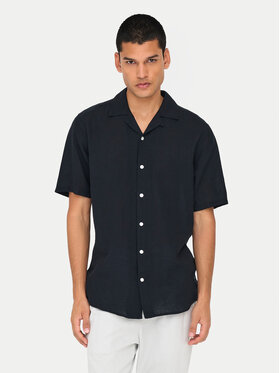 Only & Sons Only & Sons Košile Caiden 22025116 Černá Slim Fit