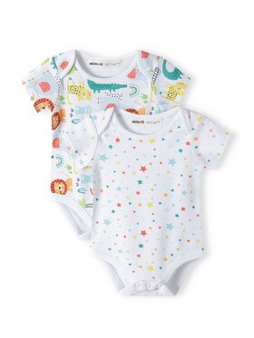 minoti minoti Komplet body dziecięcych savanah 4 Biały Regular Fit