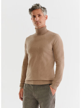 Pako Lorente Pako Lorente Golf P23WF-2X-002 Beżowy Regular Fit