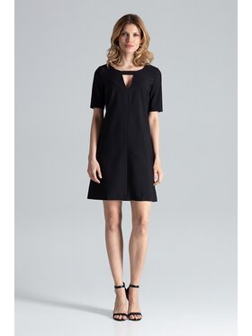 FIGL FIGL Šaty M634 Černá Regular Fit