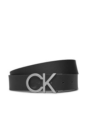 Calvin Klein Moški Pas Ck Rev.Adj. New Mono Belt 3.5Cm K50K510075 Črna