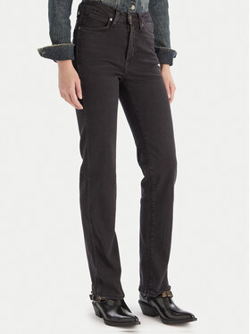 Wrangler Wrangler Farmer 112371749 Fekete Straight Fit