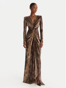 Elisabetta Franchi Elisabetta Franchi Abendkleid AB-R35-57E2-V840 Braun Slim Fit