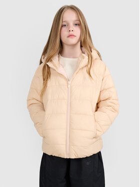 4F 4F Giubbotto piumino 4FJRAW25TDJAF0816-83S Marrone Regular Fit