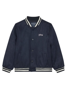 Guess Guess Bomber jakna L6RL01 WG970 Mornarsko modra Regular Fit