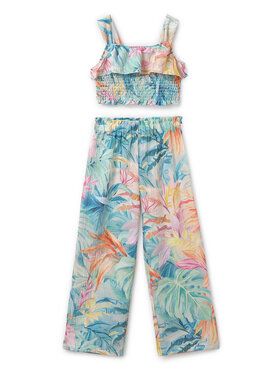 Mayoral Mayoral Komplet top i spodnie 6542 Kolorowy Relaxed Fit
