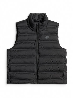 4F 4F Kamizelka EVERYDAY ACTIVE Czarny Regular Fit